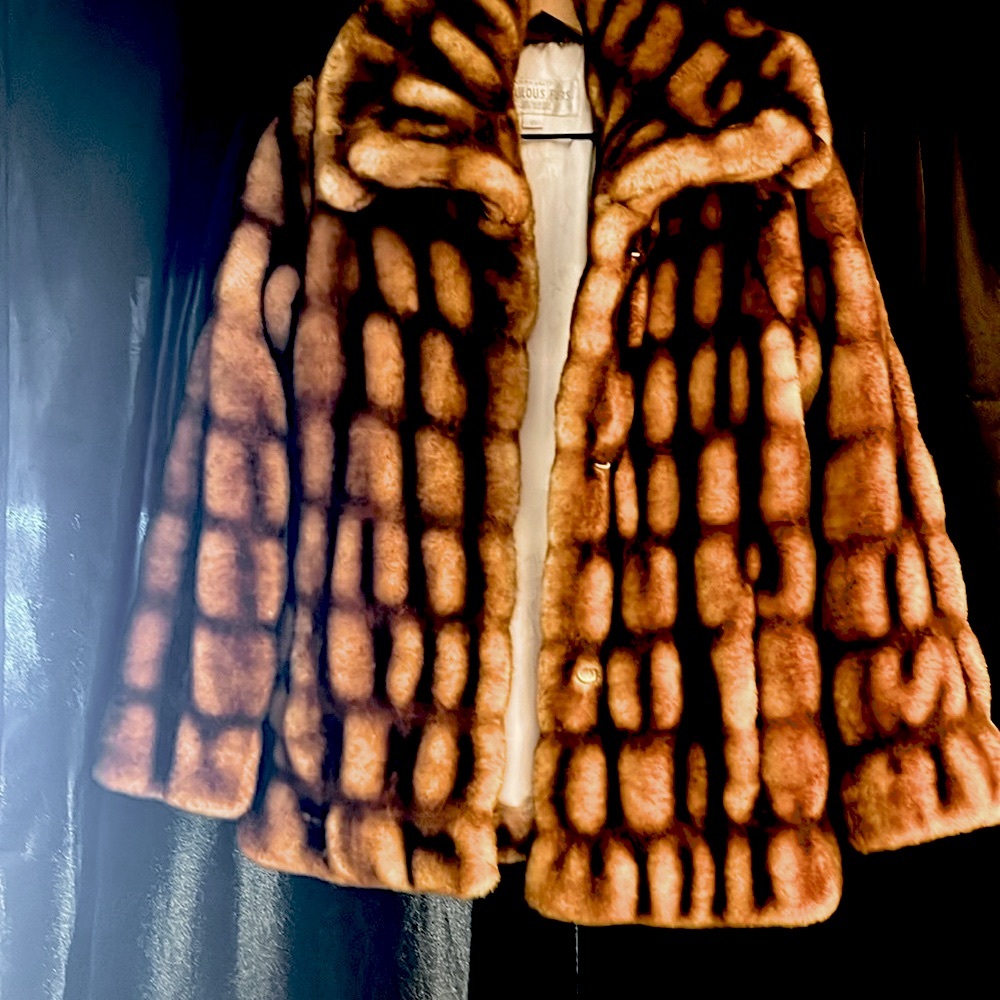 Faux fur coat